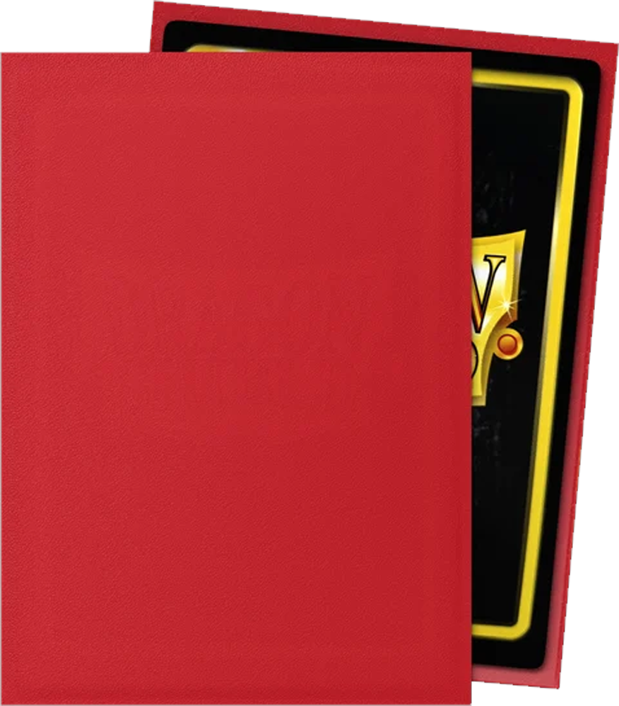 Standard Sleeves - Dragon Shield Matte Ruby (100 ct.)