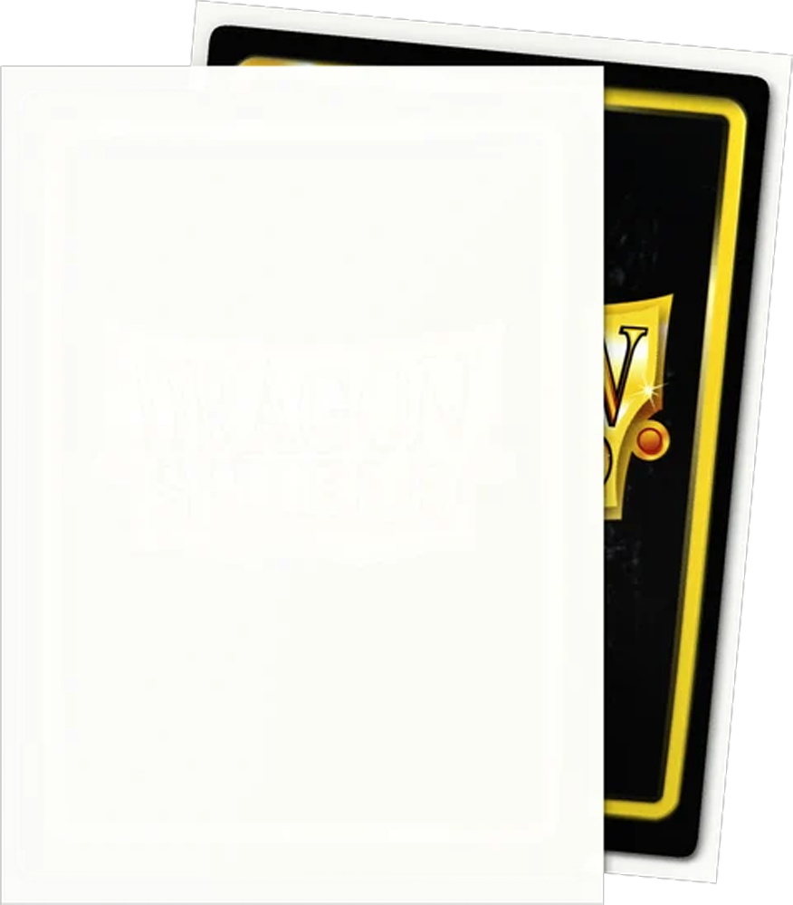 Standard Sleeves - Dragon Shield Matte White(100 ct.)