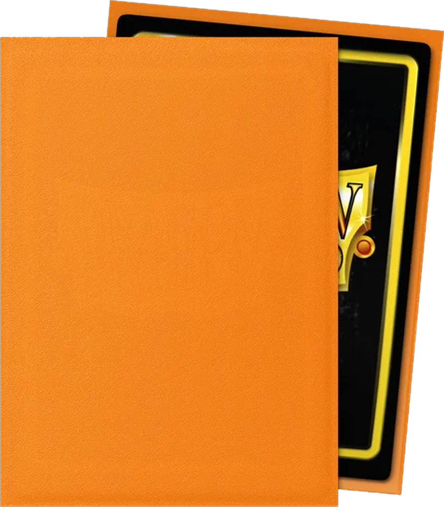 Standard Sleeves - Dragon Shield Matte Orange (100 ct.)