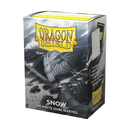 Standard Sleeves - Dragon Sheild Dual Matte Snow (100 ct.)