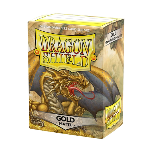 Standard Sleeves - Dragon Shield Matte Gold (100 ct.)