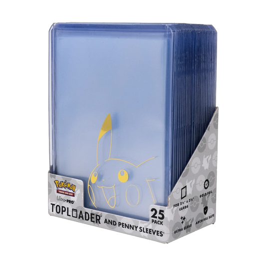 Toploaders - UltraPro Toploader Pikachu (25 ct.) + Sleeves