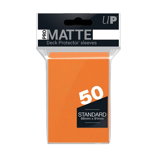 Standard Sleeves - UltraPro Pro Matte: Orange (50 ct.)