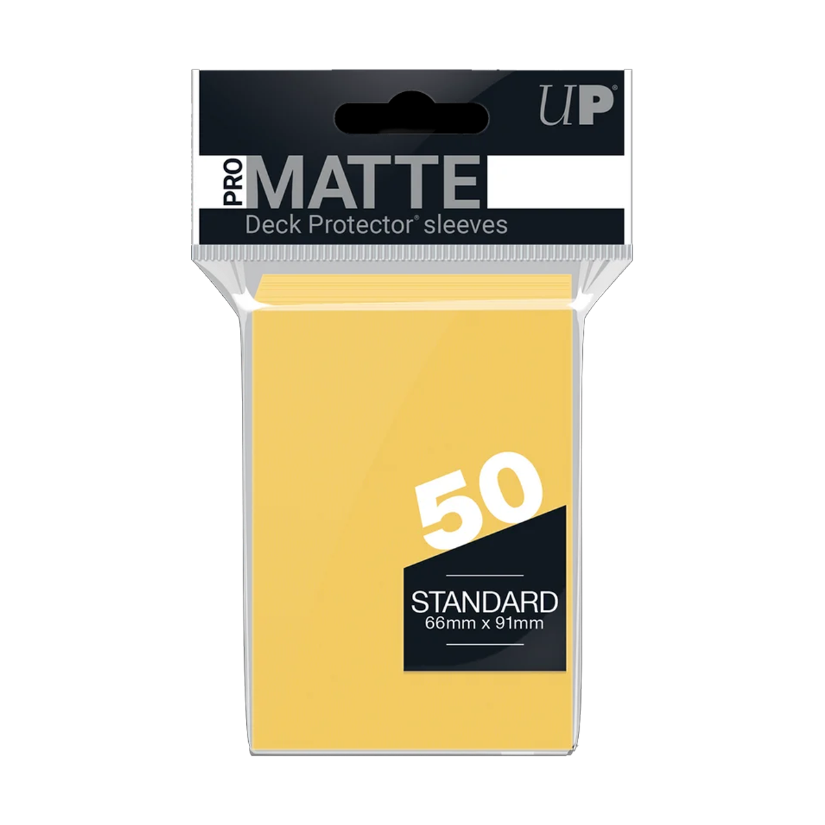 Standard Sleeves - UltraPro Pro Matte: Yellow (50 ct.)
