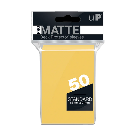 Standard Sleeves - UltraPro Pro Matte: Yellow (50 ct.)
