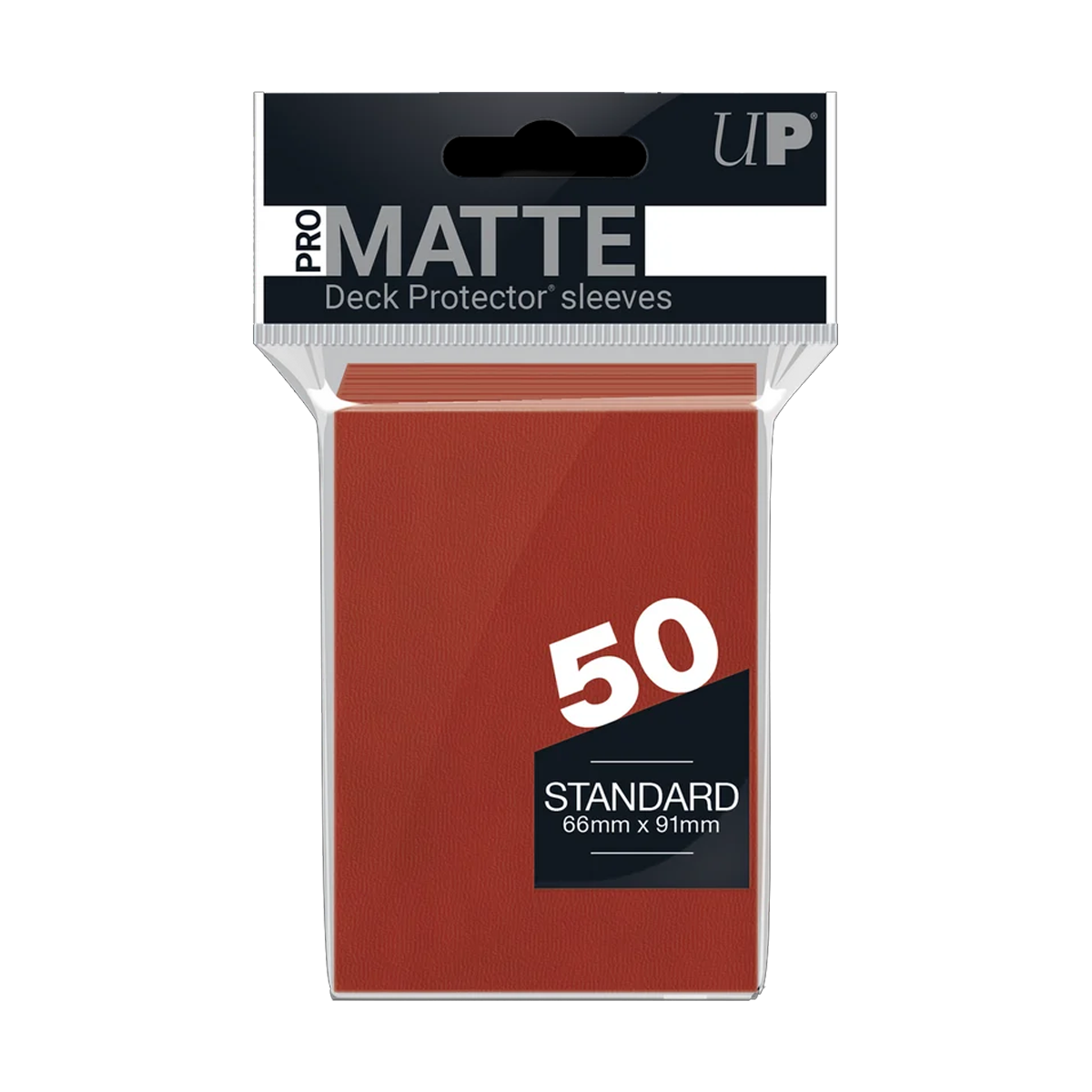 Standard Sleeves - UltraPro Pro Matte: Red (50 ct.)