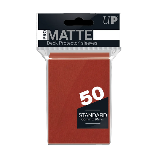 Standard Sleeves - UltraPro Pro Matte: Red (50 ct.)