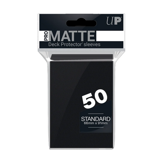 Standard Sleeves - UltraPro Pro Matte: Black (50 ct.)