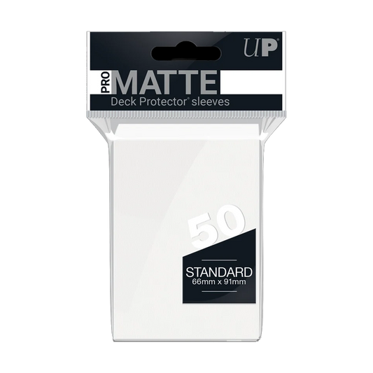 Standard Sleeves - UltraPro Pro Matte: White (50 ct.)