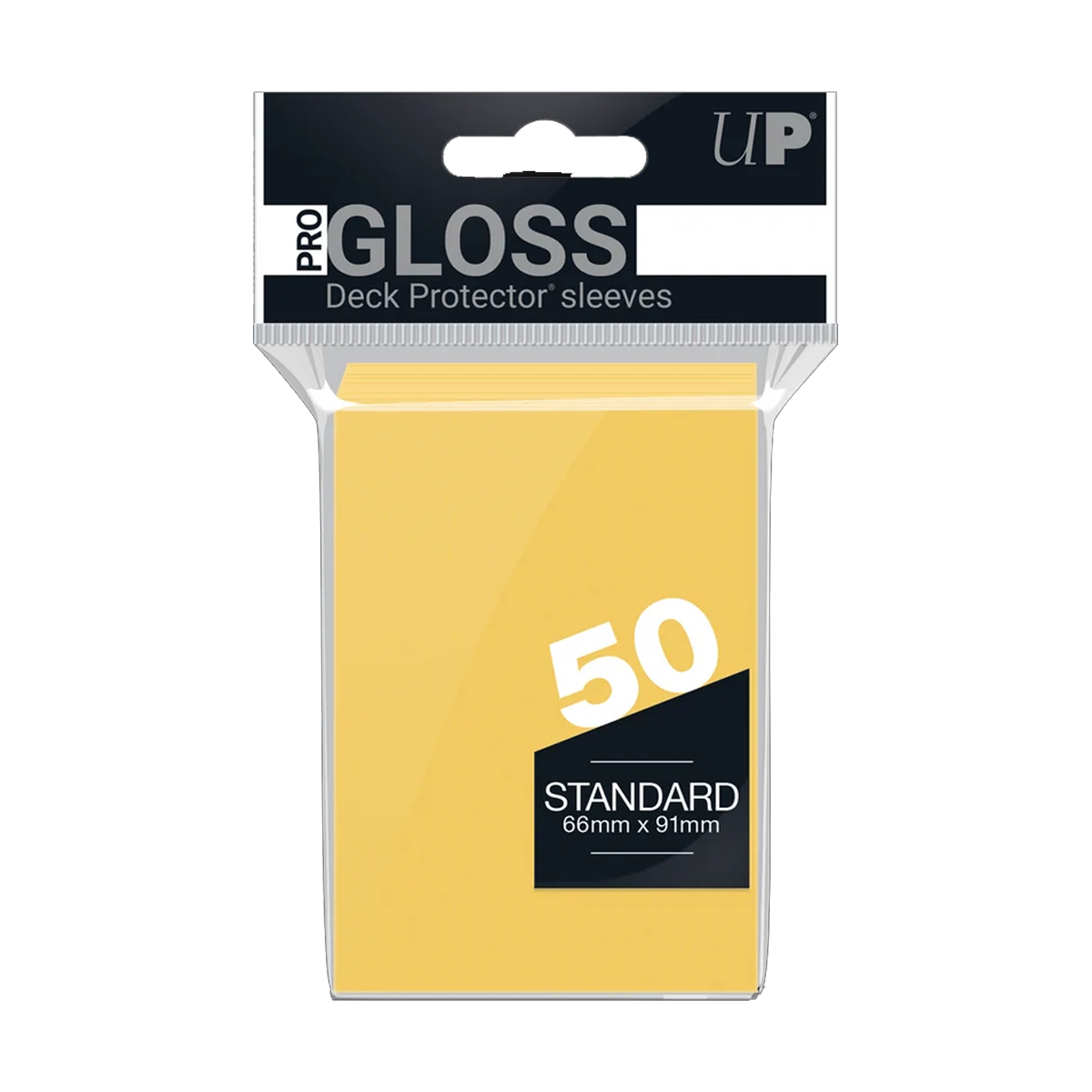 Standard Sleeves - UltraPro Pro Gloss: Yellow (50 ct.)