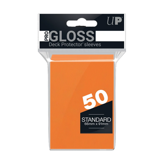 Standard Sleeves - UltraPro Pro Gloss: Orange (50 ct.)