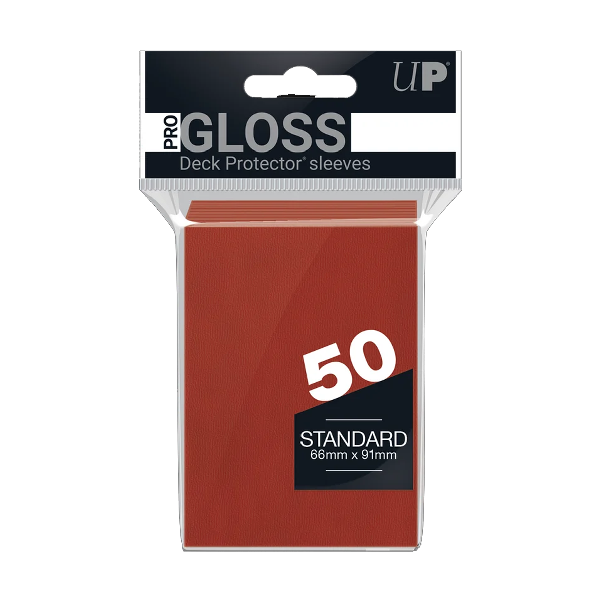 Standard Sleeves - UltraPro Pro Gloss: Red (50 ct.)