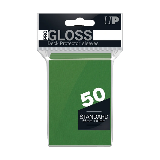 Standard Sleeves - UltraPro Pro Gloss: Green (50 ct.)