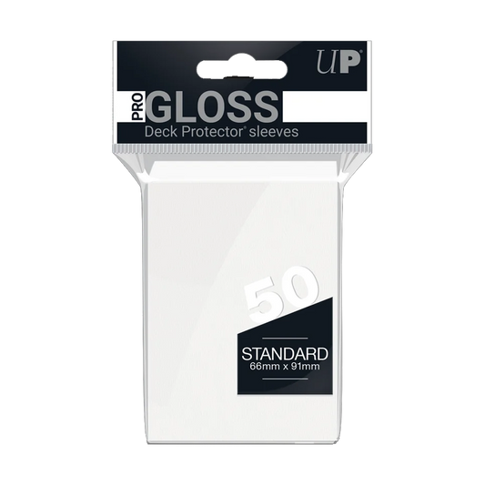 Standard Sleeves - UltraPro Pro Gloss: White (50 ct.)