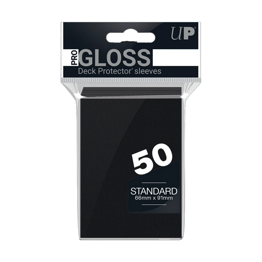 Standard Sleeves - UltraPro Pro Gloss: Black (50 ct.)