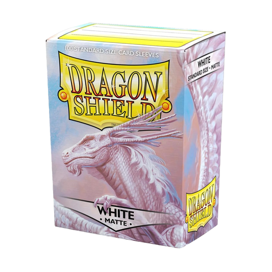 Standard Sleeves - Dragon Shield Matte White(100 ct.)