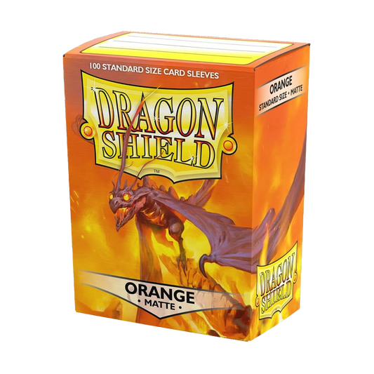 Standard Sleeves - Dragon Shield Matte Orange (100 ct.)