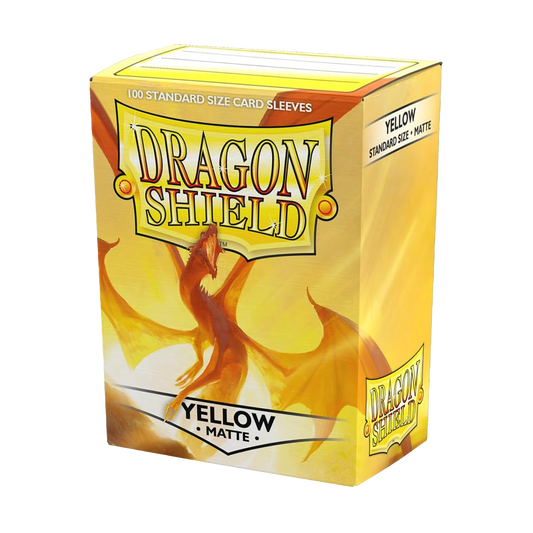 Standard Sleeves - Dragon Shield Matte Yellow (100 ct.)