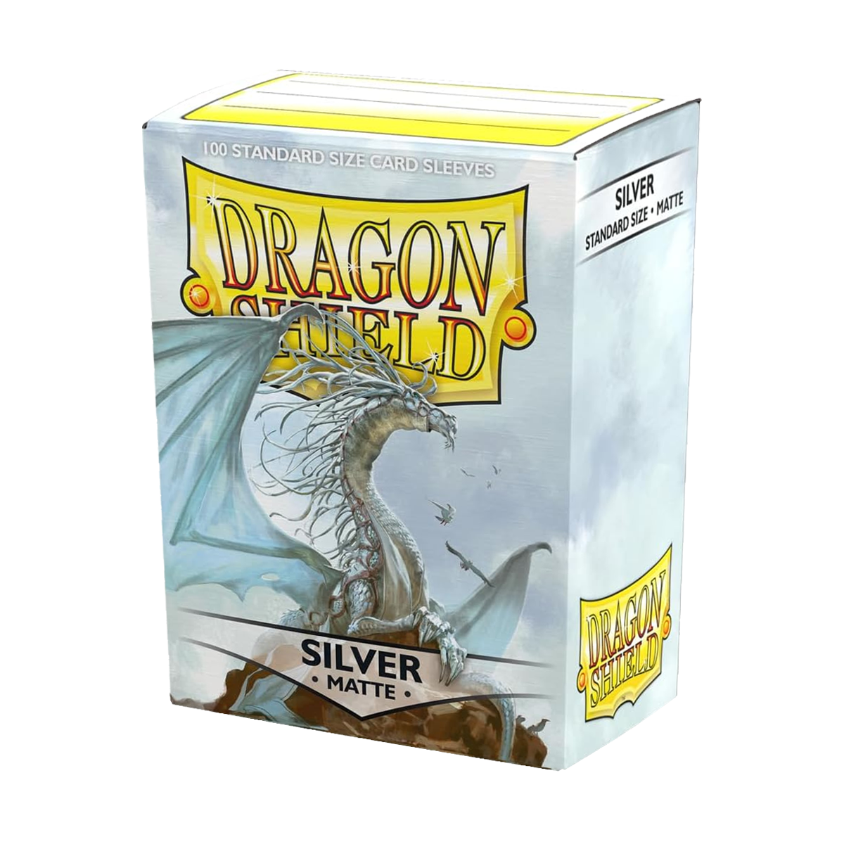Standard Sleeves - Dragon Shield Matte Silver(100 ct.)