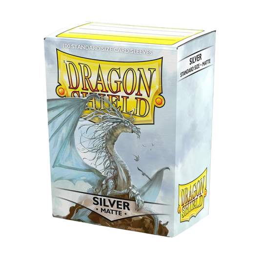 Standard Sleeves - Dragon Shield Matte Silver(100 ct.)