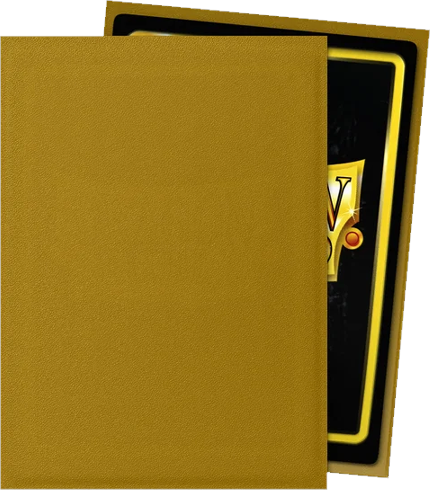 Standard Sleeves - Dragon Shield Matte Gold (100 ct.)