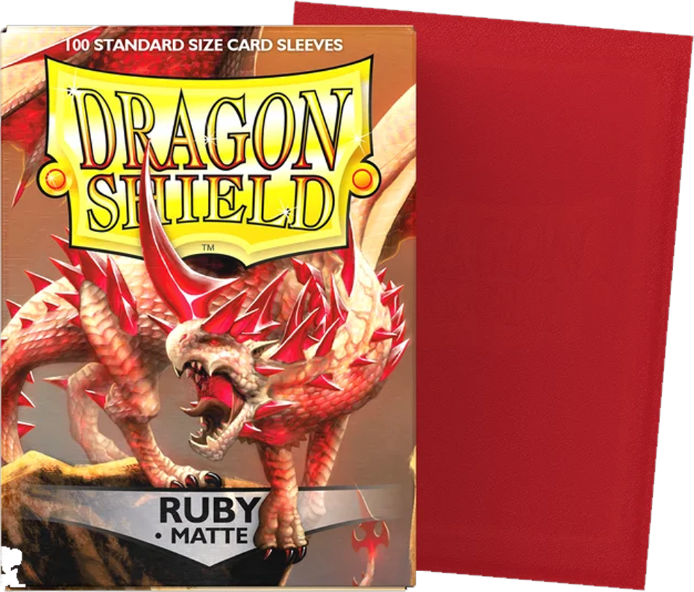 Standard Sleeves - Dragon Shield Matte Ruby (100 ct.)