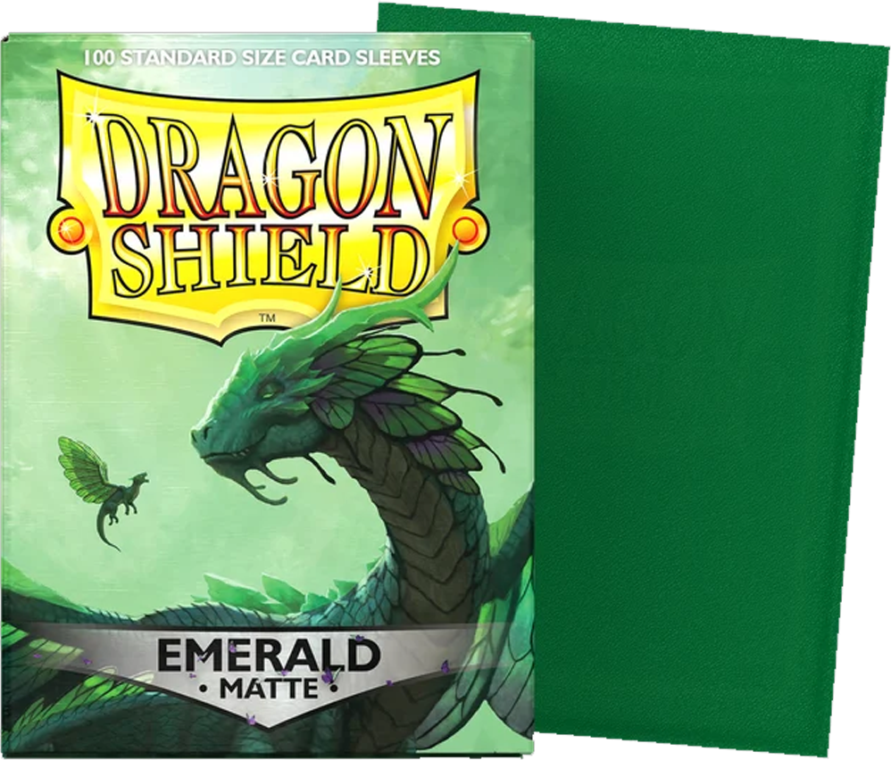 Standard Sleeves - Dragon Shield Matte Emerald (100 ct.)