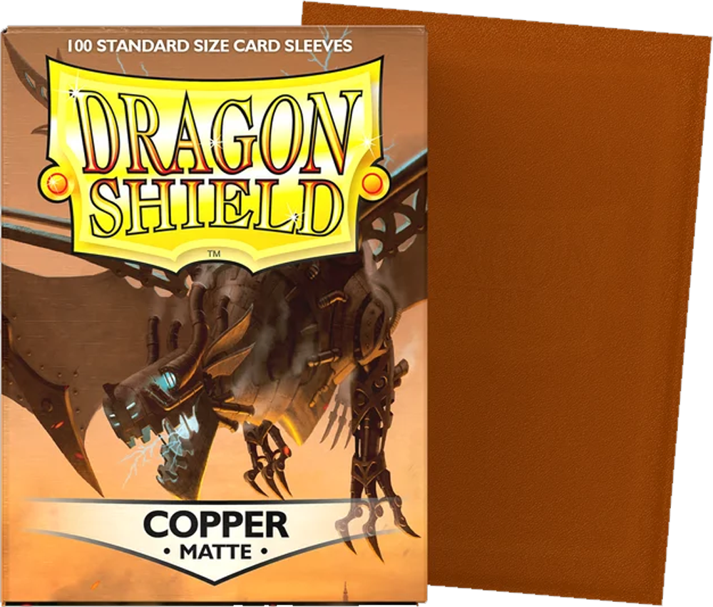 Standard Sleeves - Dragon Shield Matte Copper (100 ct.)