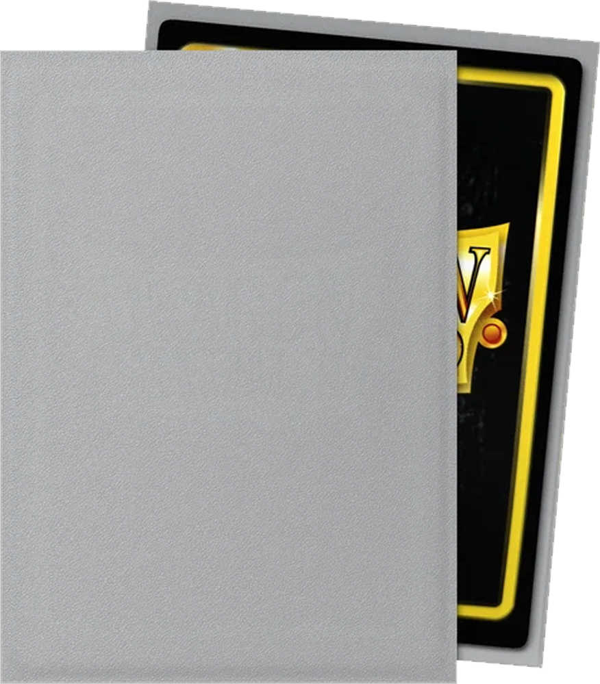 Standard Sleeves - Dragon Shield Matte Silver(100 ct.)