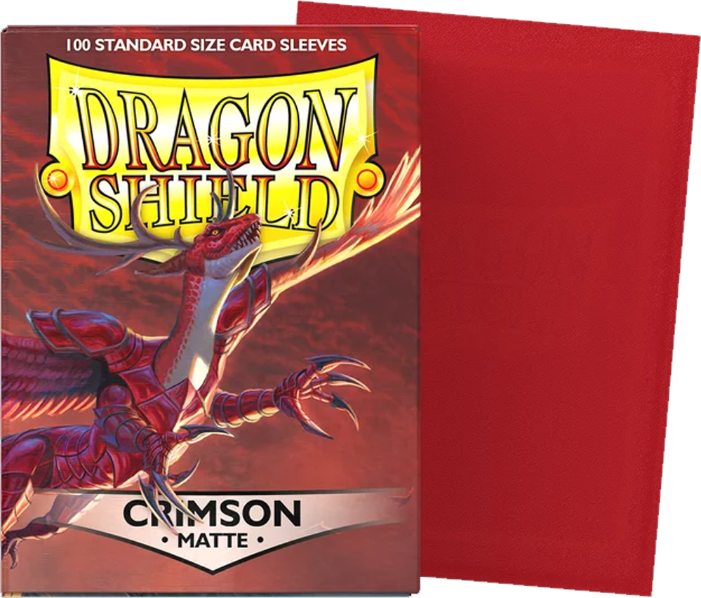 Standard Sleeves - Dragon Shield Matte Crimson (100 ct.)
