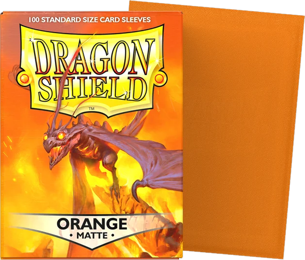 Standard Sleeves - Dragon Shield Matte Orange (100 ct.)