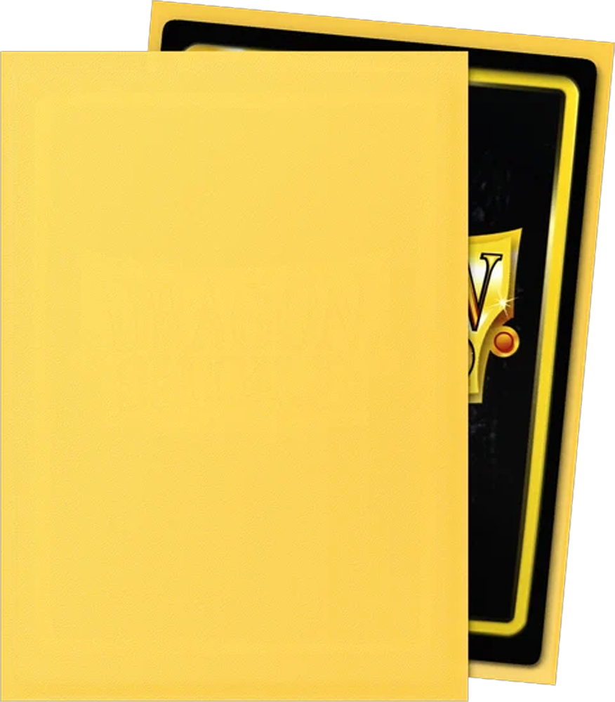 Standard Sleeves - Dragon Shield Matte Yellow (100 ct.)