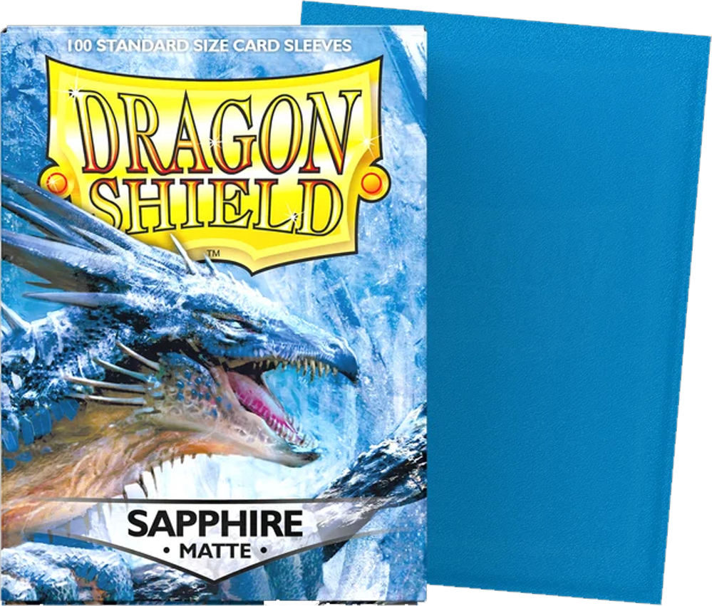 Standard Sleeves - Dragon Shield Matte Sapphire (100 ct.)