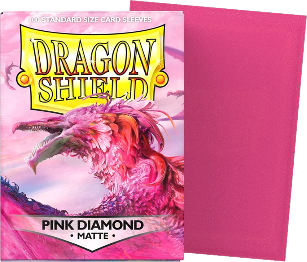 Standard Sleeves - Dragon Shield Matte Pink Diamond (100 ct.)