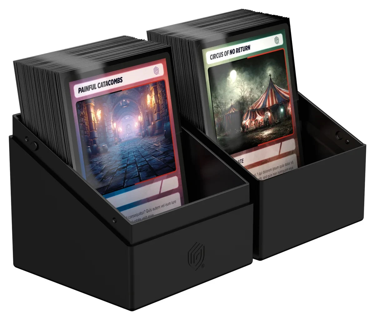 Deckbox 100+ - Ultimate Guard Boulder: Solid Black